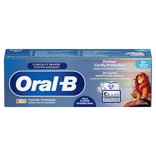 Oral B Kids Fluoride Toothpaste 60 ml 60ml dantų pasta