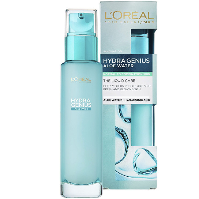 L`oreal Hydra Genius Aloe Water Veido gelis Valomasis veido gelis Moterims
