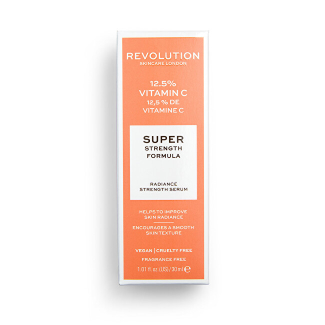 Revolution Skincare Anti-wrinkle skin serum 12.5% ​​Vitamin C Scincare (Radiance Strength Serum) 30 ml 30ml vietinės priežiūros priemonė