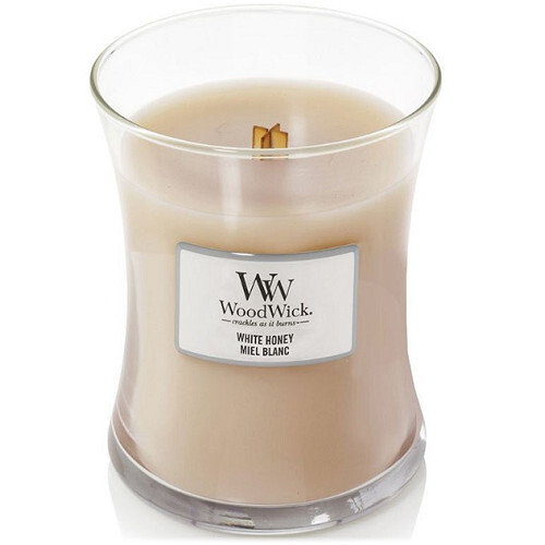 WoodWick Scented candle vase White Honey 275 g Unisex