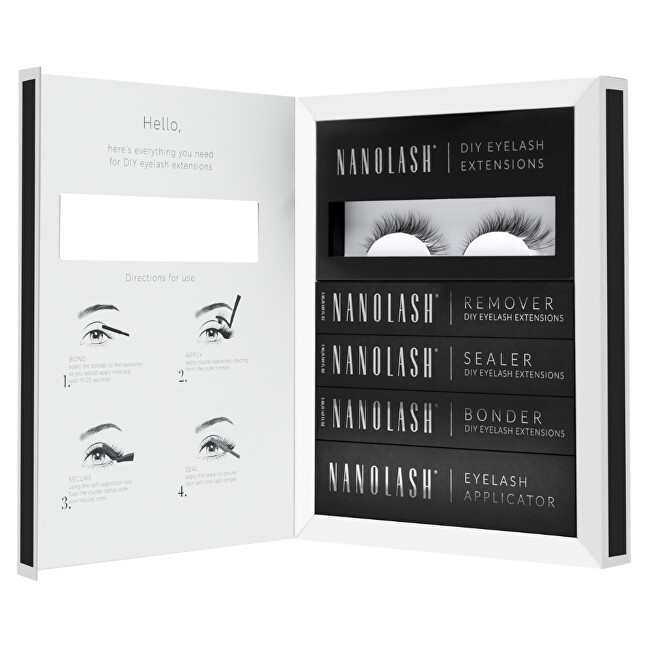 Nanolash Classy DIY Starter Kit for Eyelash Extensions blakstienų tu&scaron;as