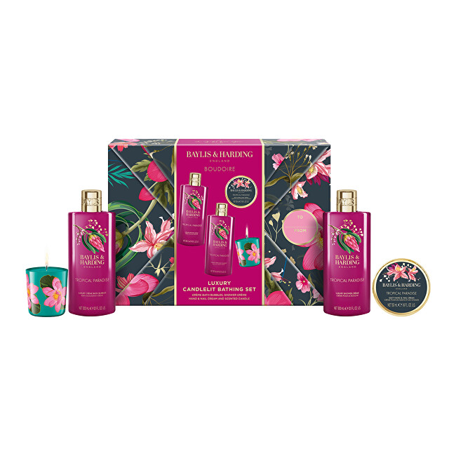 Baylis & Harding Boudoire body care gift set - Tropical Paradise Gift Set 4 pcs Moterims