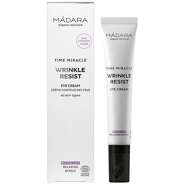 MÁDARA Anti-wrinkle smoothing eye cream with Time Miracle applicator (Wrinkle Resist Eye Cream) 20 ml 20ml