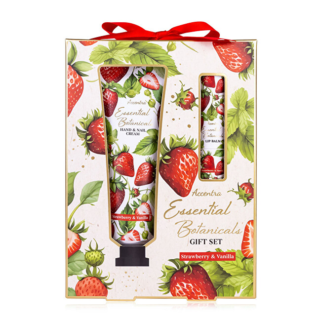 Accentra Essential Botanics Strawberry & Vanilla Gift Set Moterims