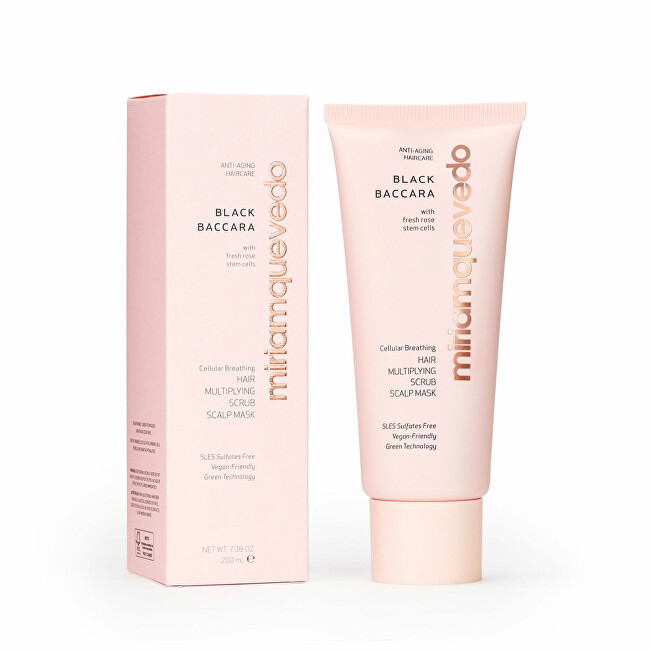 Miriam Quevedo Exfoliating Scalp Mask Black Baccara Cellular Breathing (Scrub Scalp Mask) 200 ml 200ml &scaron;ampūnas