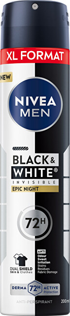 Nivea Antiperspirant spray B&W Epic Night Anti-Perspirant 200 ml 200ml Vyrams