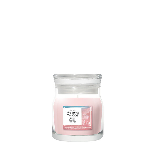 Yankee Candle Signature scented candle glass small Pink Sands 110 g kvepianti žvakė
