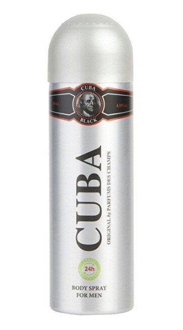 Cuba Cuba Black - deodorant ve spreji 200ml Vyrams