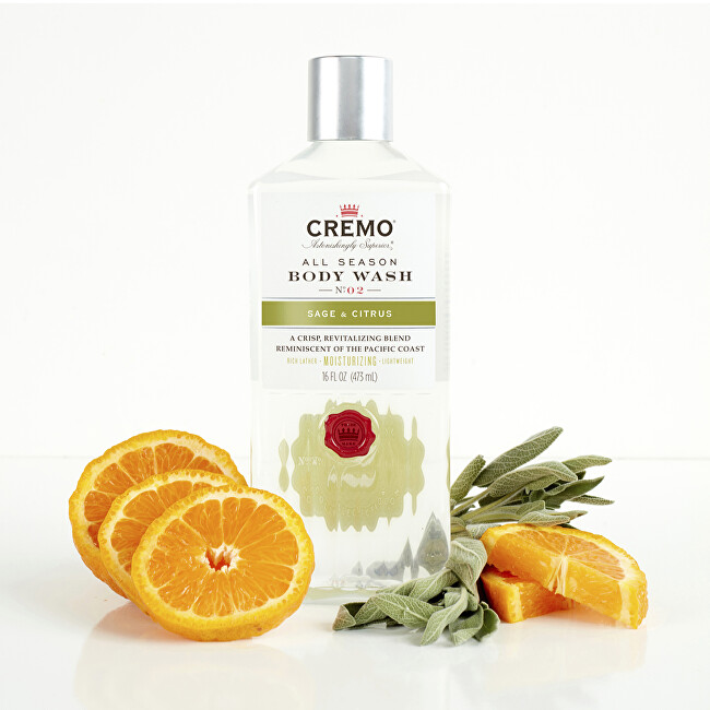 Cremo Shower gel Sage & Citrus (Body Wash) 473 ml 473ml Vyrams