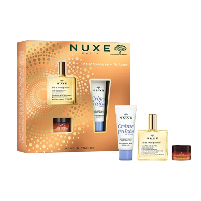 Nuxe The Iconics Skin Care Gift Set atstatomoji plaukų priežiūros priemonė