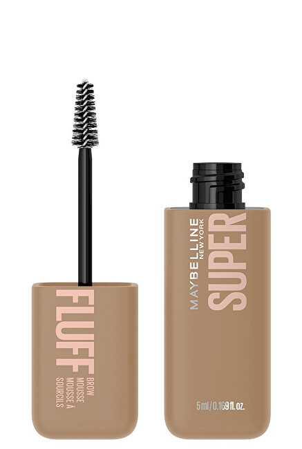 Maybelline Eyebrow gel for a full and fluffy look Superfluff (Brow Mousse) 5 ml 257 Medium Brown Moterims