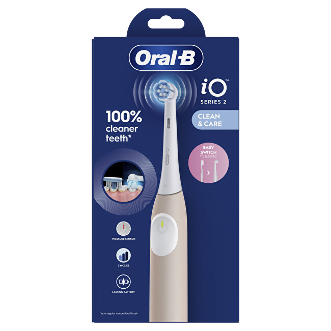 Oral B IO Series 2 Calm Pink Electric Toothbrush dantų &scaron;epetėlis