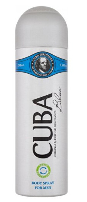 Cuba Blue - deodorant ve spreji 200ml Vyrams