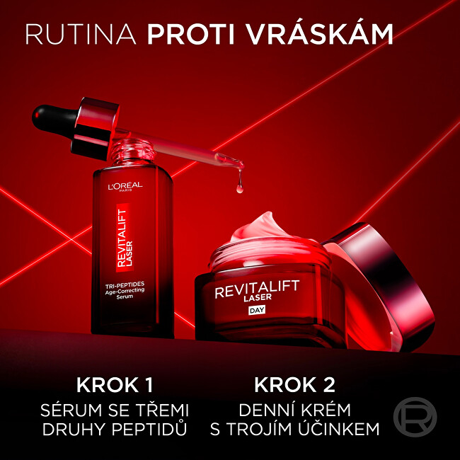 L'Or&eacute;al Paris Revitalift Laser Anti-Wrinkle Serum (Age-Corrrecting Serum) 50 ml 50ml vietinės priežiūros priemonė