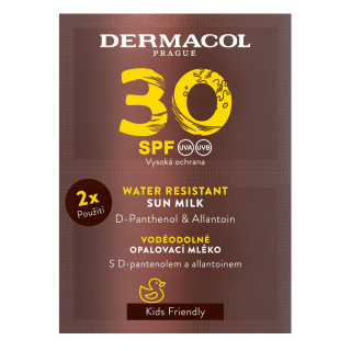 Dermacol Water Resistant Sun Milk SPF 30 (Water Resistant Sun Milk) 2 x 15 ml 15ml Unisex