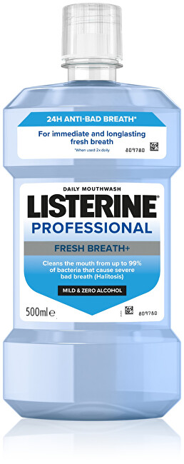 Listerine Mouthwash Professional Fresh Breath+ 500 ml 500ml Unisex