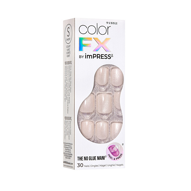 Kiss Glue-on nails ImPRESS Color FX - Rebel 30 pcs priemonė nagams