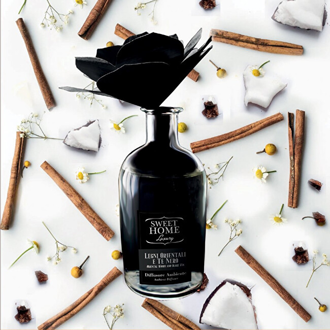 Sweet Home Collection Perfumed diffuser Oriental Woods & Black Tea 250 ml 250ml Kvapas namams su lazdelėmis