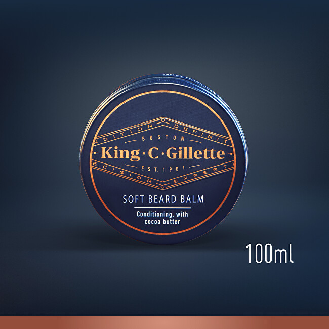 Gillette King softening balm (Soft Beard Balm) 100 ml 100ml Vyrams