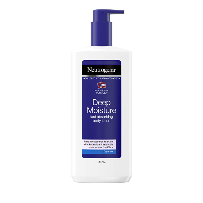 Neutrogena Deep moisturizing body lotion for dry skin 24 H 400 ml Moterims