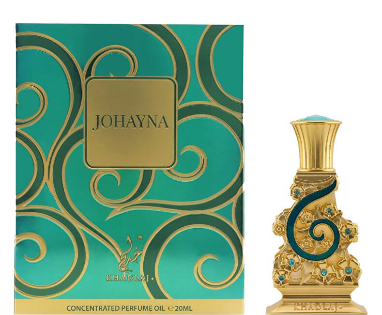 Khadlaj Johayna Green - koncentrovan&yacute; parf&eacute;movan&yacute; olej 20ml kvepalai Moterims