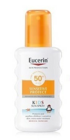 Eucerin Sensitiv e Protect children´s sunscreen with very high protection SPF 50+ 200 ml 200ml Vaikams
