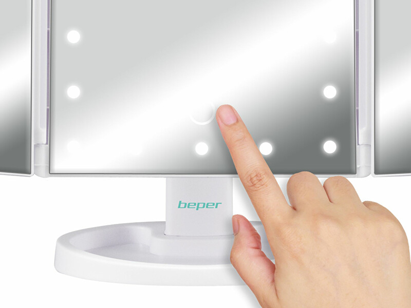 Beper Cosmetic mirror with LED lighting P302VIS050 veidrodis