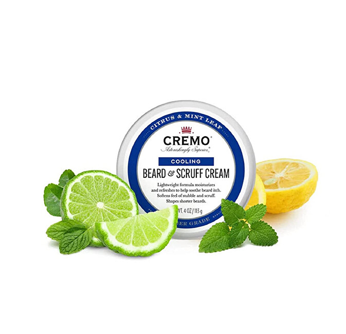 Cremo Cooling Beard & Scruff Cream Citrus & Mint Leaf (Cooling Beard & Scruff Cream) 113 g Vyrams