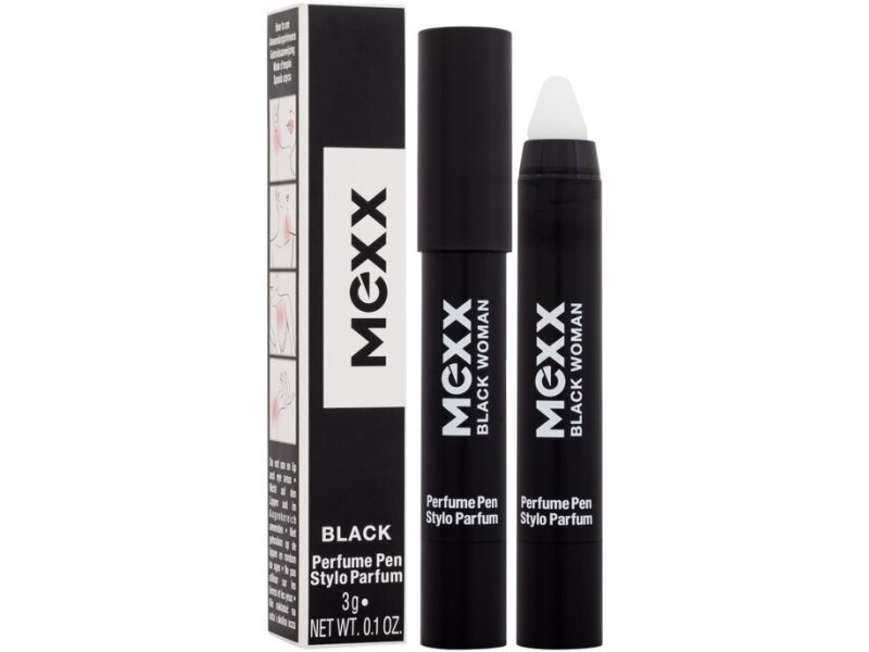 Mexx Black Woman - miniatura - parf&eacute;movan&aacute; tyčinka (3 g) kvepalų mėginukas Moterims