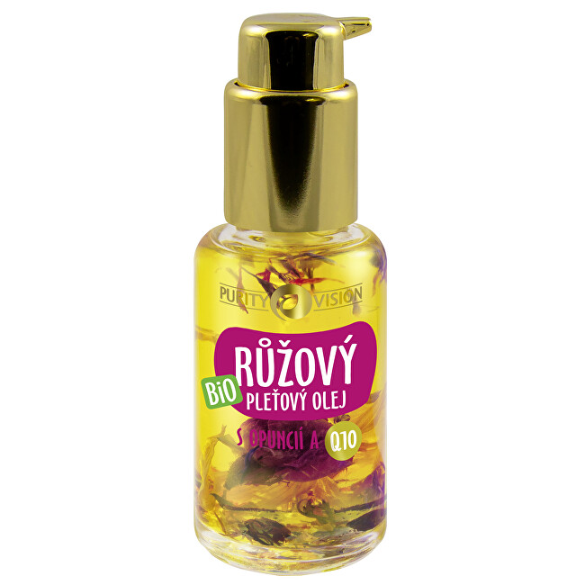 Purity Vision Organic Pink Skin Oil with Prickly Pear and Q10 45 ml 45ml Moterims