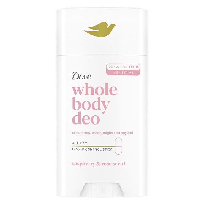Dove Solid deodorant Whole Body Deo Raspberry & Rose Dezodorantas Dezodorantas ir antiperspirantas Moterims