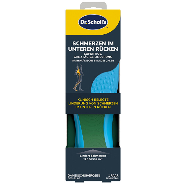 Scholl Orthopedic shoe inserts In-Balance Lower Back Insole 1 pair Large kojų priežiūros priemonė