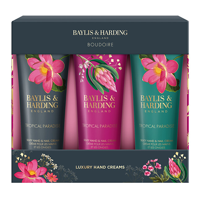 Baylis & Harding Boudoire Gift Set - Tropical Paradise 3 &times; 50 ml 50ml Moterims