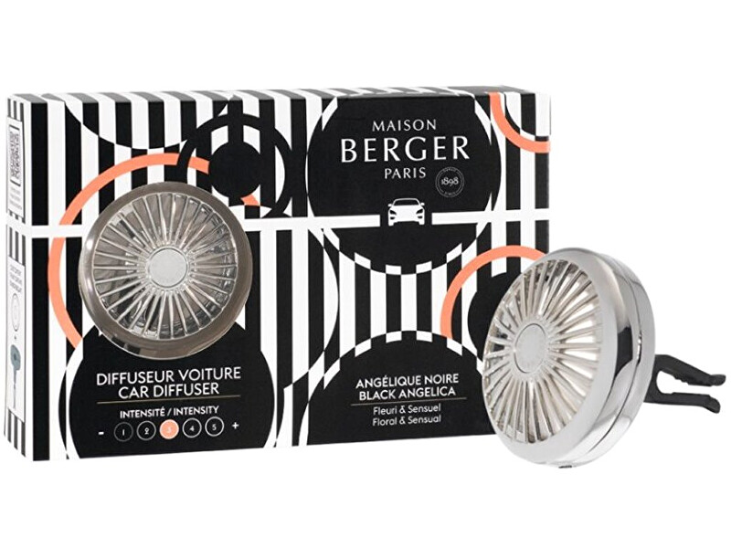 Maison Berger Paris Car diffuser Black Angelika silver (Car Diffuser) Unisex