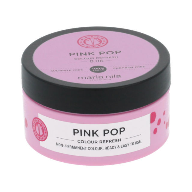 Maria Nila Fine nourishing mask without permanent color pigments Pink ( Colour Refresh Mask) 100ml Moterims