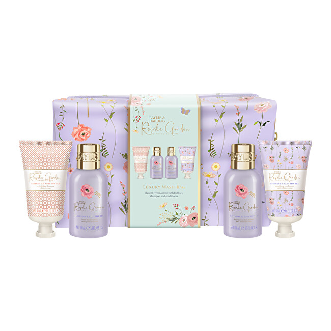Baylis & Harding Lavender & Rosehip Tea Gift Set 4 pcs Moterims