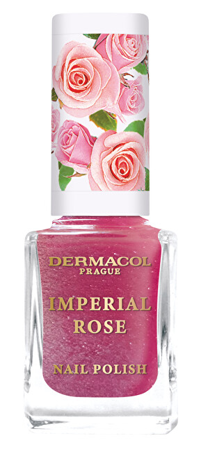 Dermacol Imperial Rose nail polish with fragrance 01 nagų lakas