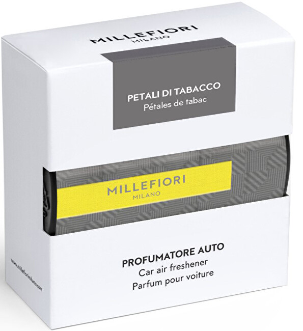 Millefiori Milano Car fragrance Textil Floral Petali Di Tabacco - grey automobilio gaiviklis