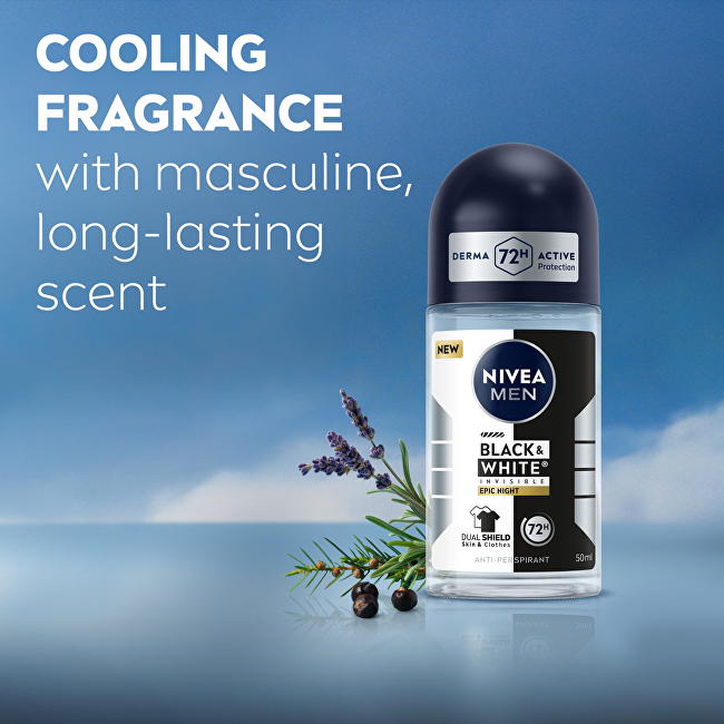 Nivea B&W Epic Night Anti-Perspirant Roll-On 50 ml 50ml dezodorantas