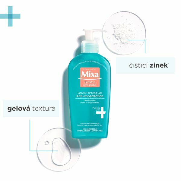 Mixa Gentle Purifying Gel 200 ml 200ml makiažo valiklis