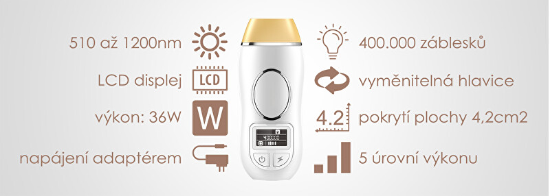 BeautyRelax IPL Prestige BR-1390 epilator depiliavimo prietaisas