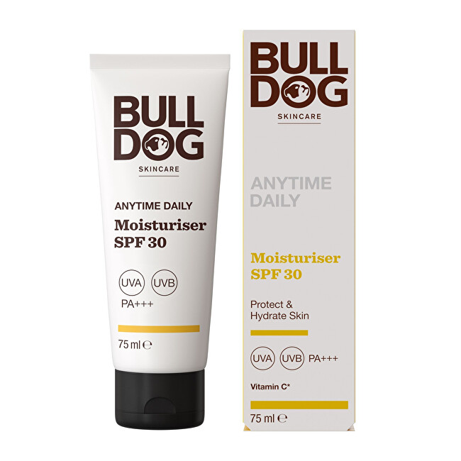 Bulldog Moisturizing face cream SPF 30 Anytime Daily Moisturise 75 ml 75ml Vyrams
