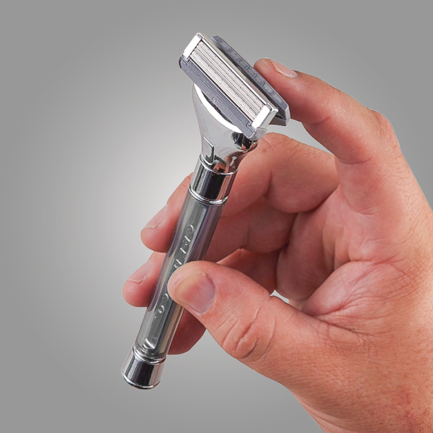 Cremo The Barber Grade razor + 2 replacement heads skustuvas