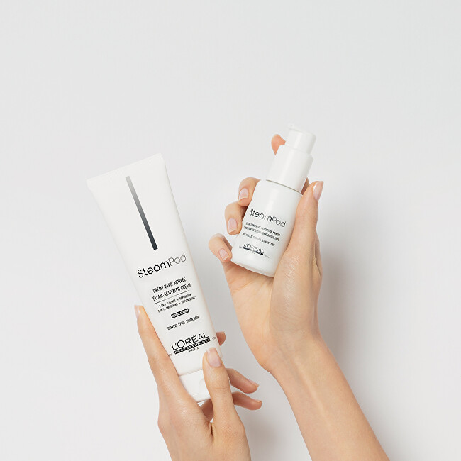 L&acute;Or&eacute;al Professionnel Filling and smoothing cream for heat treatment of hair Steampod (Steam- Active C ream) 150 ml 150ml atstatomoji plaukų priežiūros priemonė