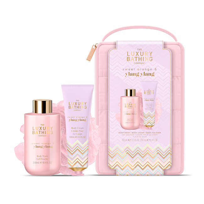 Grace Cole Body care gift set in a bag Orange & Ylang Ylang 3 pcs Vonios ir du&scaron;o priemonė Moterims