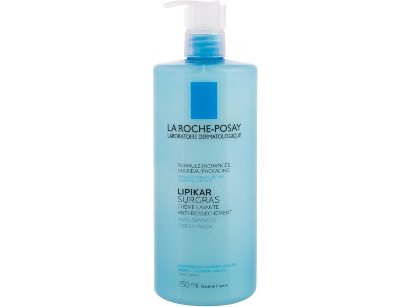 La Roche Posay Lipikar Surgras (Anti-Dryness Cream Wash) 750 ml 750ml Unisex