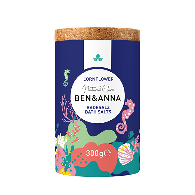 BEN & ANNA Cornflower Bath Salts 300 g Moterims