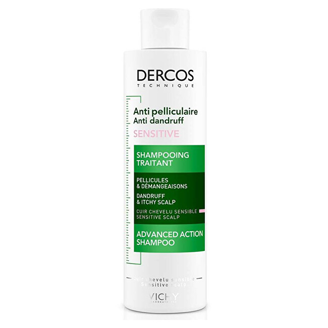 Vichy Sulphate-free anti-dandruff shampoo for sensitive skin DERCOS Dermo (Anti-Dandruff Shampoo Sensitive 200ml šampūnas