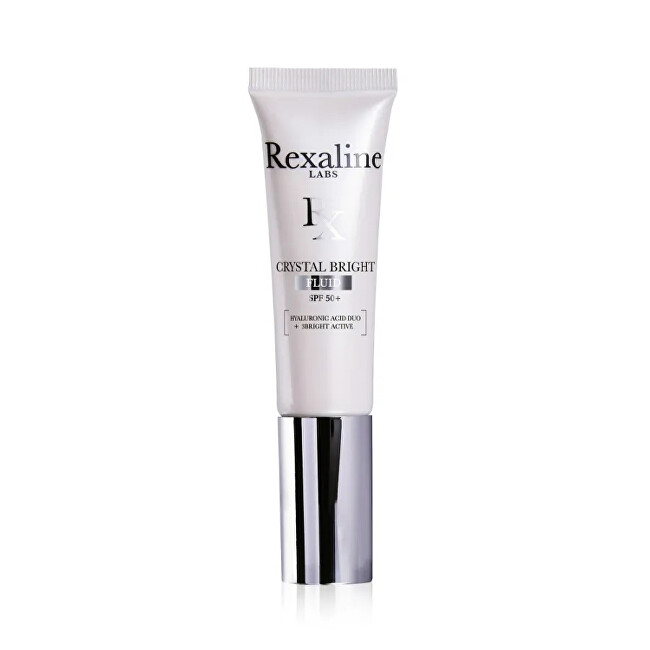 Rexaline Brightening skin fluid SPF 50+ Crystal Bright (Fluid) 30 ml 30ml vietinės priežiūros priemonė
