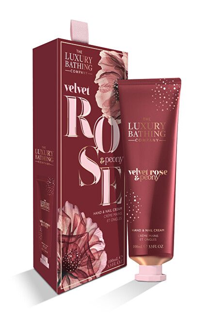 The Luxury Bathing Company Hand and Nail Cream Rose & Peony (Hand & Nail Cream) 100 ml 100ml Moterims